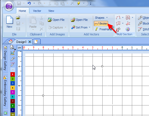 outil bezier